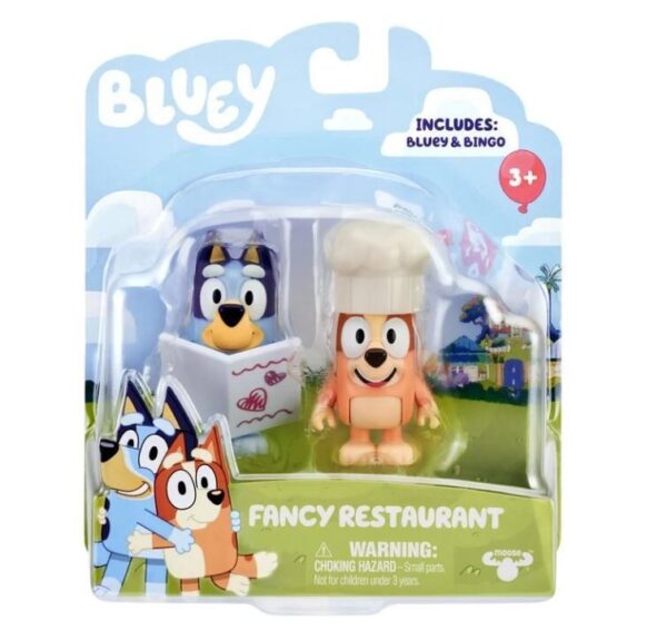2 db Bluey és Bingo figurából álló készlet az étteremben - Fancy...