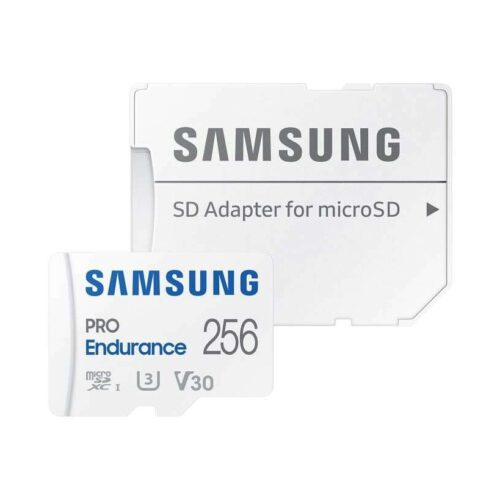 256GB microSDXC Samsung PRO Endurance U3 V30 + adapter (MB-MJ256KA/EU)