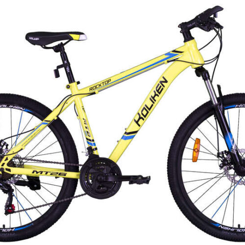 26" Koliken RockTop 19" váz sárga-kék váltós