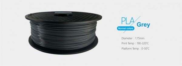 3DFilament - Szürke PLA Filamentum - 1