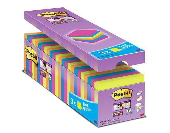 3M POSTIT Öntapadó jegyzettömb csomag