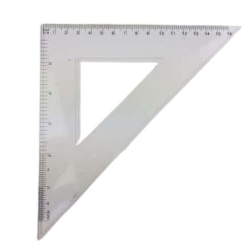 45°-os Vonalzó 16cm