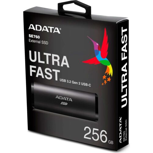 ADATA Külső SSD 256GB - SE760 (USB3.2 Type C