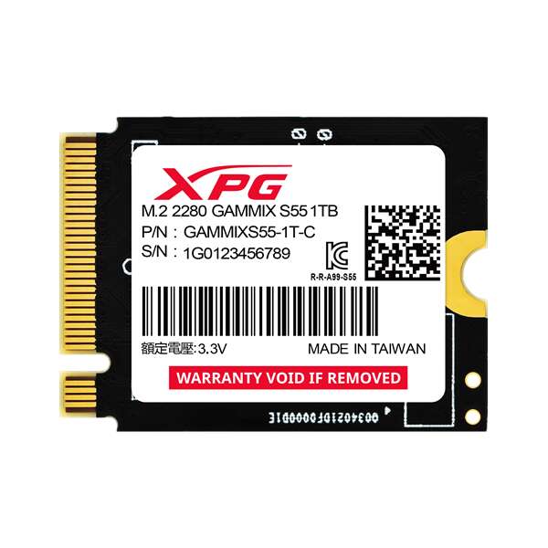ADATA SSD 1TB - XPG GAMMIX S55 (M.2 2230
