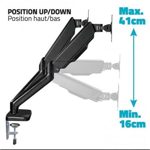 Advance Ergomount Dual  17-32"  Max.: 2x9kg dönthető  forgat...