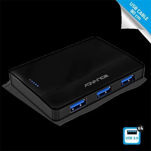 Advance USB Hub  XPAND STARTER HUB Fekete