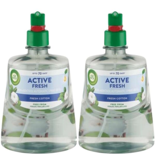 Air Wick 24/7 Active Fresh Friss Pamut Utántöltő automata légfris...