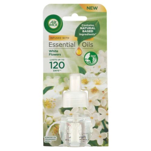 Air Wick Fehér Virágok Utántöltő elektromos légfrissítő készülékhez 19ml