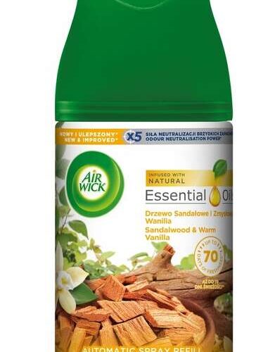Air Wick Freshmatic Vanília és Szantálfa Utántöltő automata légfr...