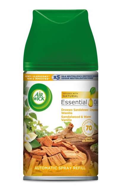 Air Wick Freshmatic Vanília és Szantálfa Utántöltő automata légfr...