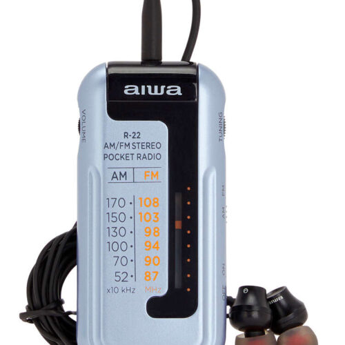 Aiwa R-22SL Hordozható rádió szürke színben
