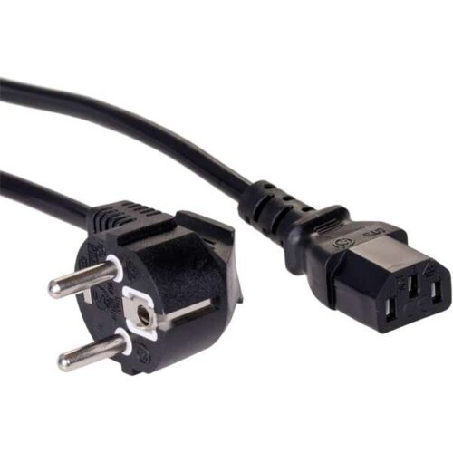 Akyga AK-PC-06A tápkábel Fekete 3 M CEE7/7 IEC C13