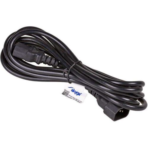 Akyga Tápkábel - IEC C14 - IEC C13 - 3m