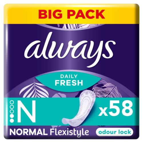 Always Dailies Flexistyle Normal Tisztasági betét 58db