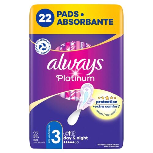 Always Platinum Day & Night egészségügyi Betét 22db