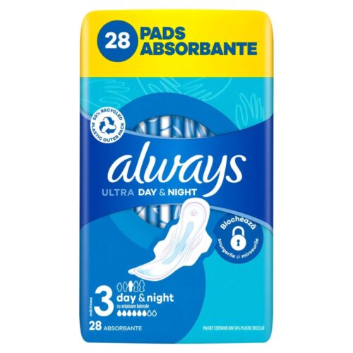 Always Ultra Day & Night szárnyas egészségügyi Betét 28db