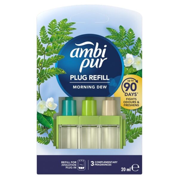 Ambi Pur 3Volution Morning Dew Utántöltő Elektromos légfrissítő k...