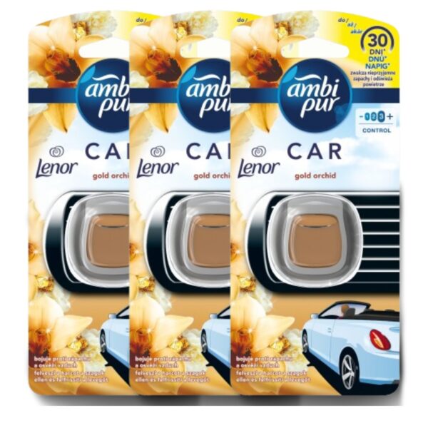 Ambi Pur Gold Orchid Autóillatosító 3x2ml