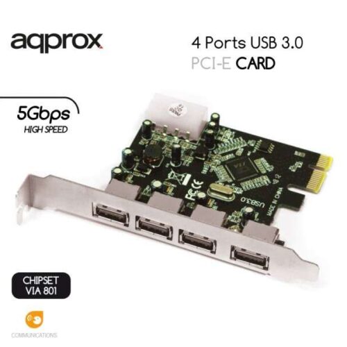 Approx APPPCIE4P 4port USB3.0/PCI-E Card APPPCIE4P