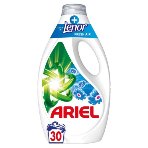 Ariel + Touch Of Lenor Fresh Air folyékony Mosószer 1