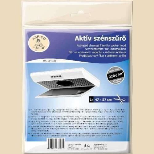 Aspico 104253 aktív szenes szűrőfilter páraelszívóhoz
