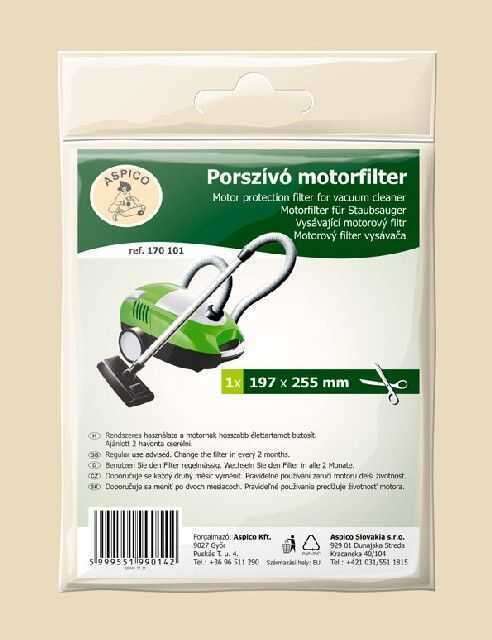 Aspico 170101 porszívó motorszűrő