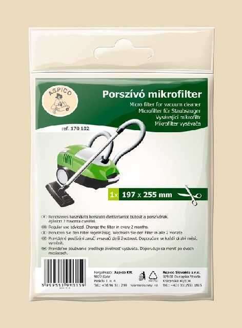 Aspico 170102 porszívó mikroszűrő