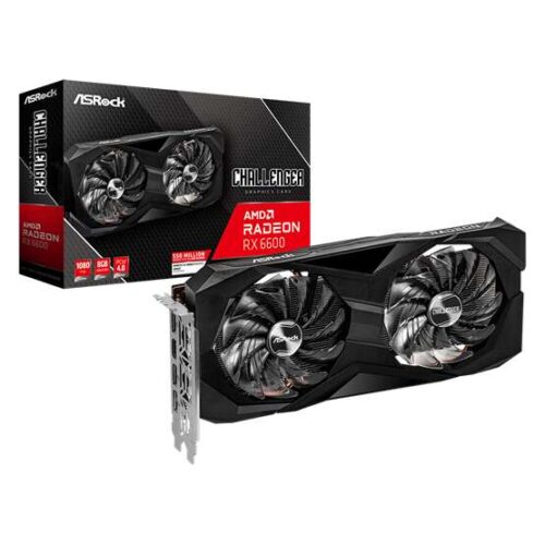 ASRock AMD RX 6600 8GB GDDR6 - RX 6600 Challenger D 8GB OC