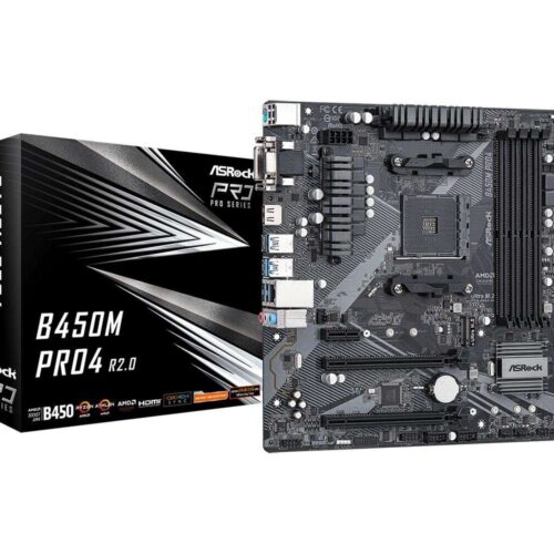ASRock B450M PRO4 R2.0 90-MXBEG0-A0UAYZ