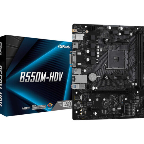 Asrock B550M-HDV AMD B550 AM4 foglalat Micro ATX