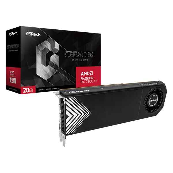 Asrock videokártya pci-ex16x amd rx 7900 xt creator 20gb ddr6 oc...