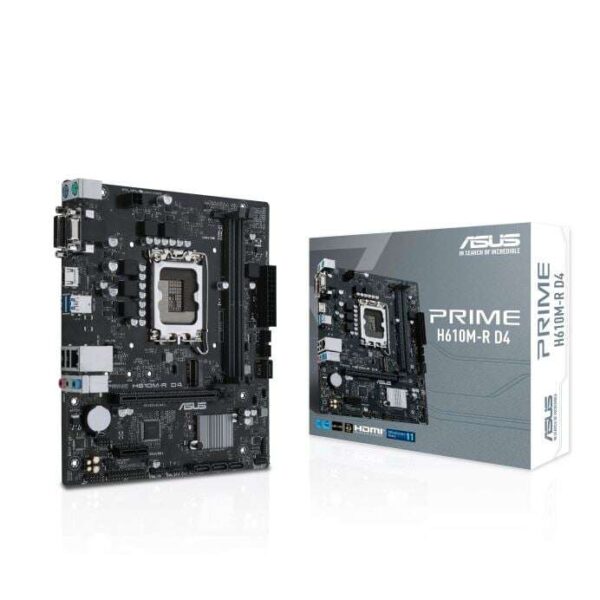 Asus Alaplap S1700 PRIME H610M-R D4-SI INTEL H610