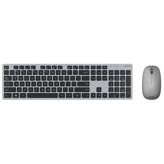 ASUS Desktop W5000 ezeték nélküli billentyűzet és egér   HU Szürke