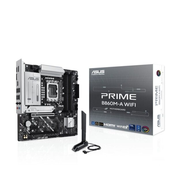 ASUS PRIME B860M-A WIFI Intel B860 LGA 1851 (Socket V1) Micro ATX...