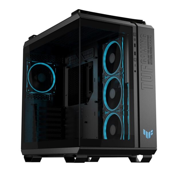 ASUS TUF GAMING GT502 Horizon TG ARGB Black Midi Tower Fekete szá...