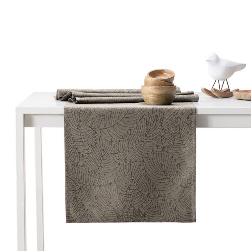 Asztalterítő Gaia cappucino dombornyomott 115x250+35x250 AmeliaHome