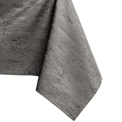 Asztalterítő Vesta barna dombornyomott modern 155x450 AmeliaHome