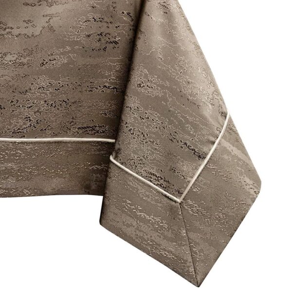 Asztalterítő Vesta cappucino dombornyomott modern 140x350 AmeliaHome