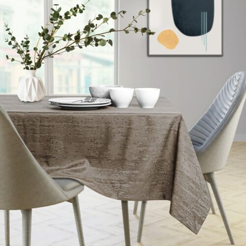 Asztalterítő Vesta cappucino dombornyomott modern 80x80 AmeliaHome