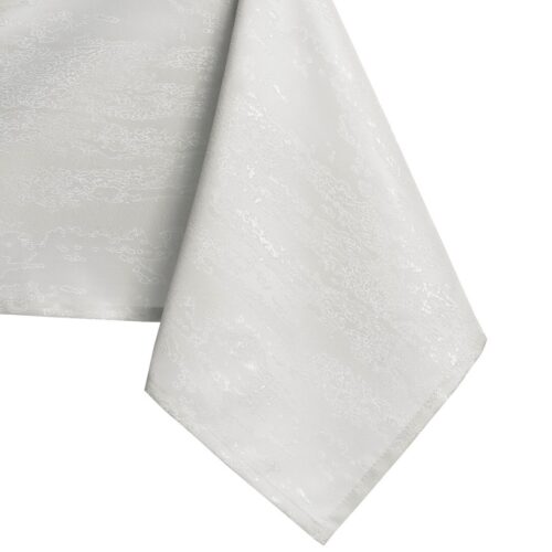 Asztalterítő Vesta krémű dombornyomott modern 155x500 owal AmeliaHome