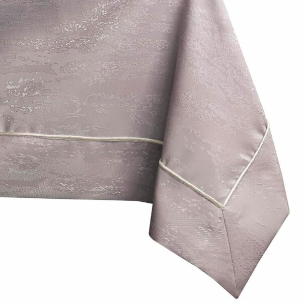 Asztalterítő Vesta púderrózsa dombornyomott modern 140x140 AmeliaHome