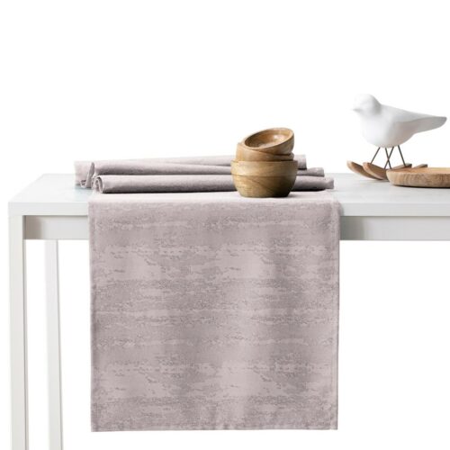 Asztalterítő Vesta púderrózsa dombornyomott modern 140x260 AmeliaHome