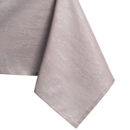 Asztalterítő Vesta púderrózsa dombornyomott modern 155x450 AmeliaHome