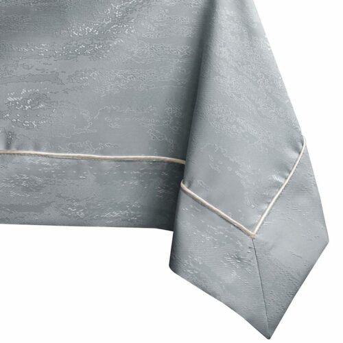 Asztalterítő Vesta szürke dombornyomott modern 140x450 AmeliaHome