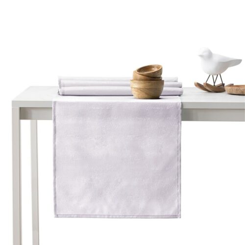 Asztalterítő Vesta világoslila dombornyomott modern 115x250+35x25...