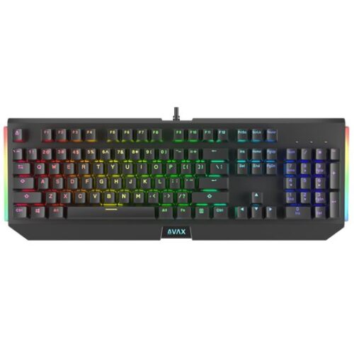 AVAX FS01 Full size mechanikus vezetékes alumínium billentyűzet O...