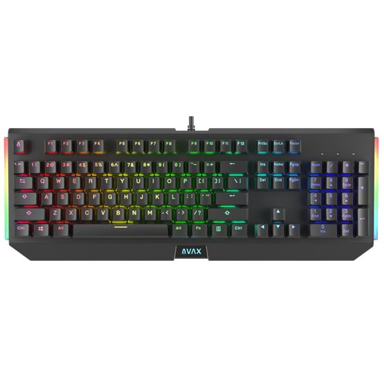 AVAX FS01 Full size mechanikus vezetékes alumínium billentyűzet O...