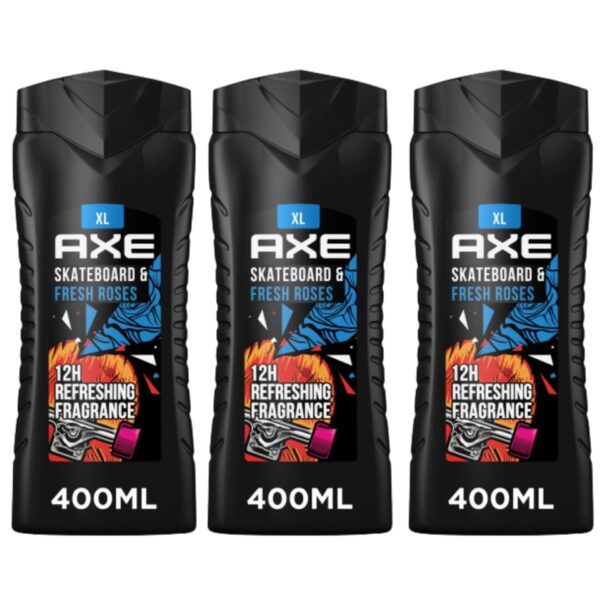 Axe Tusfürdő Skateboard&Roses 3x400ml