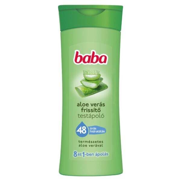 Baba frissítő Testápoló Aloe Vera 400ml