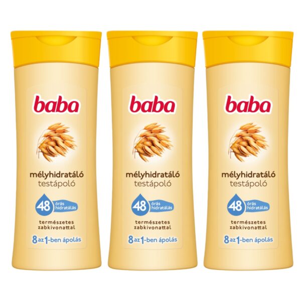 Baba mélyhidratáló Testápoló 3x400ml